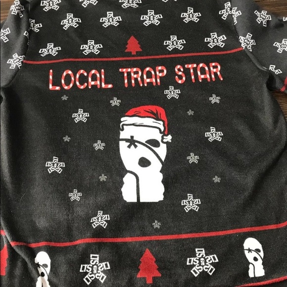 Local Trap Star Ugly Sweater Chrome L - Picture 4 of 4